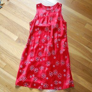 Vintage 90s y2k MM My Michelle Floral Acetate Dress